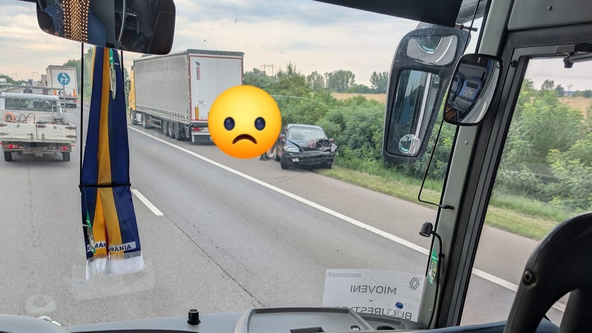 Trafic blocat la Bolintin Vale, coloana de mașini se întinde pe 10 km spre București!
