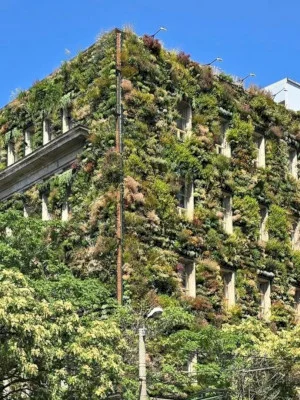 Cea mai verde-asortată imagine din București, surprinsă pe Dudești💚 Primul mall de plante, copacii și un tramvai Brotăcel în trecere