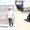 VIDEO | Piedone Fiul, sus pe scuter, s-a dus să inspecteze șantierele unor școli și grădinițe din Sectorul 5, înainte de începerea anului școlar. „Mă asigur că totul e pregătit”