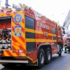 O mașină a luat foc pe Centura Bucureștiului. Trafic îngreunat în apropiere de Pantelimon