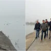 FOTO | Prima inspecție a lui Paul Moldovan, noul primar interimar al S6: șantierul Insulei Lacul Morii. Ce avertisment a dat constructorului (nici măcar edilul nu l-a respectat)