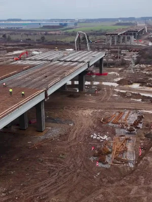 VIDEO | Ce se mai întâmplă pe Lotul 1 A0 Nord, dintre Corbeanca și Mogoșoaia. Constructorul Retter promite că va fi gata mai devreme