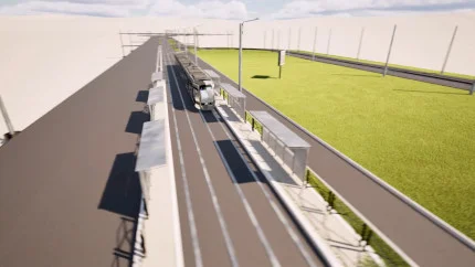 VIDEO | Așa vor arăta noile peroane de pe liniile de tramvai modernizate din București. Primele se construiesc pe Bd. Expoziției și sunt proiectate de Porr