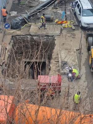 E șantier arheologic la Obor, doar așa se explică săpăturile nonstop. „M-am uitat pe geam, o nouă prăpastie, Termoenergetica o să ajungă la vetrele dacice”