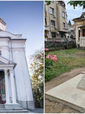 Biserica Sfântul Stelian – Lucaci, povestea de trei secole a lăcașului de cult unde este îngropat Anton Pann